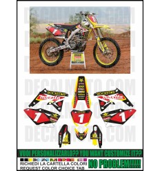 RMZ 250 - 450 2008 - 2017 REPLICA CHAD REED ROCKSTAR MAKITA 09