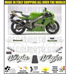 KIT STICKERS ZX-7R NINJA 1998 GREEN NO PAINT